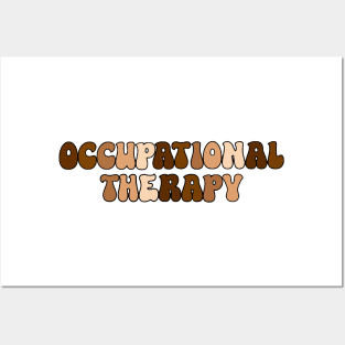 OT Bubble Letters brown Posters and Art